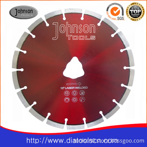 250mm Diamond saw blade: laser saw blade for concrete